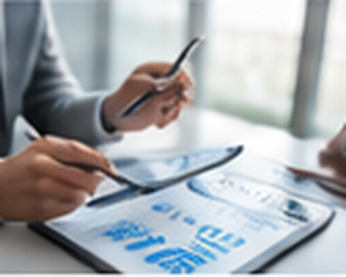 Business owner reviewing operational data